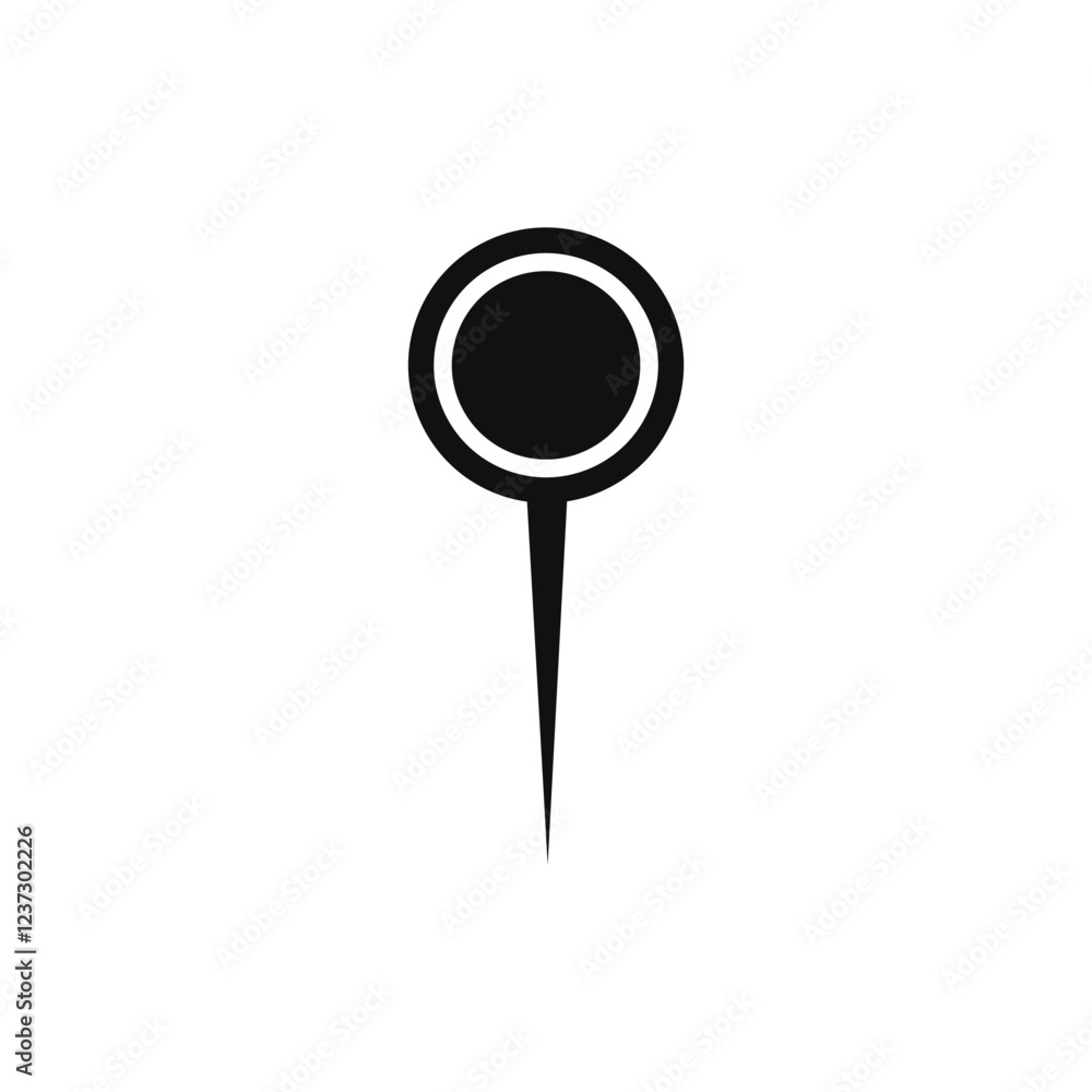 Aufkleber location map pin icons set. modern map marker collection. pinpoint. location pin icon. map pin place