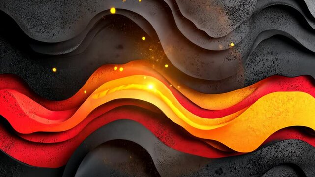 Colorful Rainbow Wave Vector Design Illustration for Art Wallpaper and Banner Background