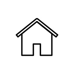 House icon vector. Home sign and symbol
