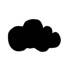Clouds silhouettes Vector set