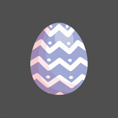 Easter Eggs with Realistic ornament pattern, Vector. Set of colorful decorated Easter eggs with floral, geometric, and seasonal patterns. Flat illustration style.