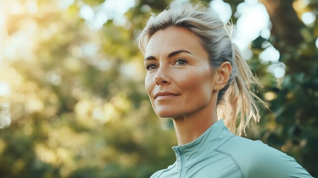 Woman Exercising with Running and Walking in Nature at the Park; Mulher Praticando Corrida e Caminhada em Meio &agrave; Natureza no Parque
