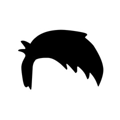 Silhouettes of hair styling