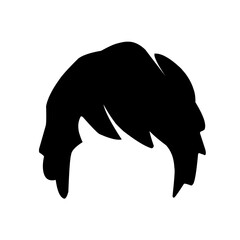 Silhouettes of hair styling