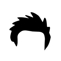 Silhouettes of hair styling