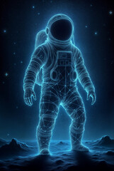 spacesuit, starlight