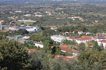 Fototapeta premium Castelo Branco, Beira Baixa, Portugal, October 25, 2021, Views from Castelo Branco