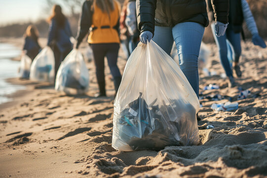 Community Efforts to Clean Up the Beach and Protect the Environment