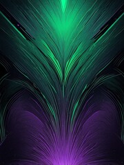 purple to green smooth grainy texture gradient with glowing noise background, Art decoration