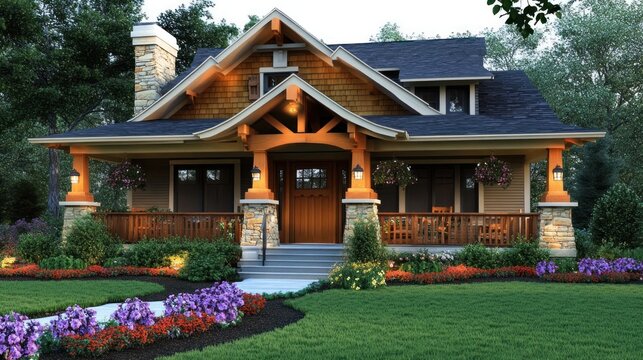 Craftsman Style Home Exterior Design