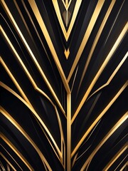 Obraz premium black to gold smooth grainy texture gradient with glowing noise background, Art decoration