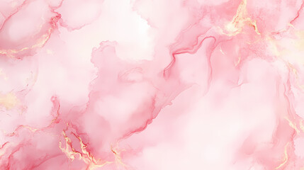 Delicate pink marbled alcohol ink background with asymmetrical design. Delicate Ink. Illustration