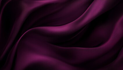 Fototapeta premium Dark Purple Silk Drape, Studio Shot, Background Texture, Design
