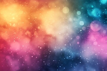 Obraz premium Colorful bokeh lights, abstract background, digital art, website design