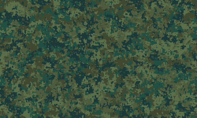 Halftone retro cell protection. Pixelated combat battle repeat. Classic style horizontal mask.