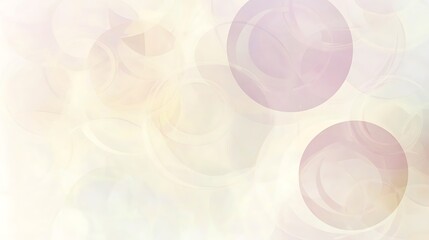 Abstract Pastel Circles Soft Background Design