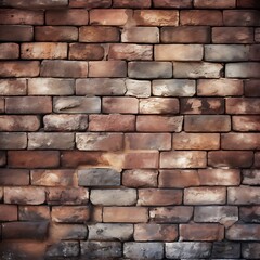 Obraz premium Abstract brown brick wall texture background