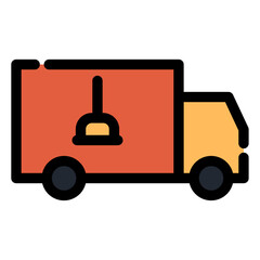 plumber truck icon