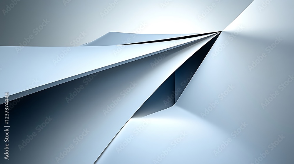 Poster abstract gray form confluence design concept