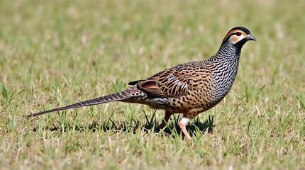 Stunning Male Chestnut-banded Plover Bird in Grassland Habitat, Vibrant Plumage, Detailed Close-up Photography, Wildlife Nature Image