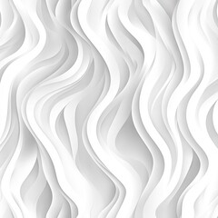 Obraz premium White and Gray Seamless Pattern with Wavy Lines. AI generated illustration