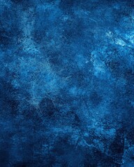 Abstract Blue Texture Background Deep Ocean Inspired Artistic Watercolor Paint Design.