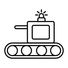 Naklejka premium X-ray scanner outline icon
