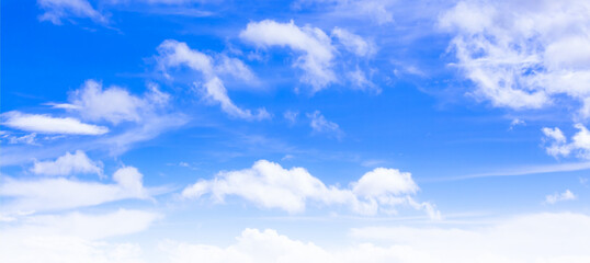 青空と白い雲 