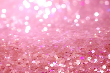 Abstract pink glitter lights background