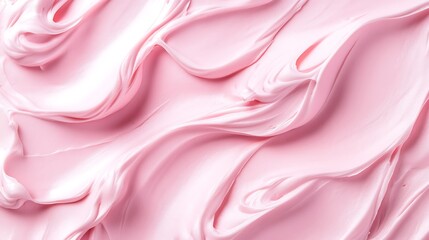 Obraz premium Swirled Pink Cream Soft Texture Background