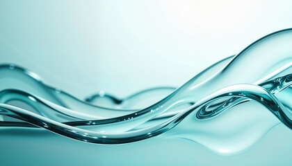 Abstract glass texture with soft light reflections, modern design