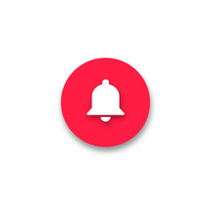 Notification bell icon vector design