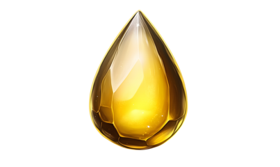 Golden oil drop, energy, fuel, industry, background black, website icon