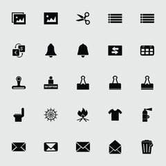 Black color set icon