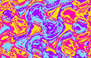 Colorful abstract vector design with liquid texture