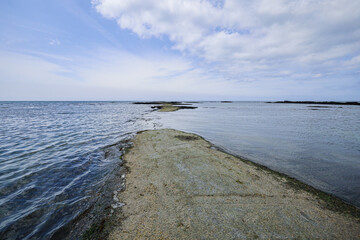 바다에 떠올라있는 길 제주 제주시 구좌읍 김녕리 떠오르길