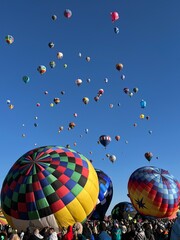 Fototapeta premium hot air balloons