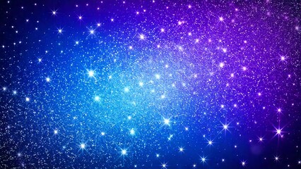 Fototapeta premium 魔法のようなキラキラ 宇宙風背景素材 16:9サイズ AI生成素材 バイオレット