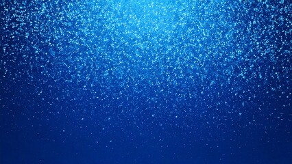 Obraz premium 魔法のようなキラキラ 宇宙風背景素材 16:9サイズ AI生成素材 ブルー