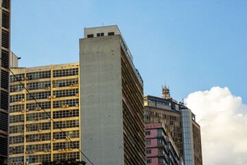 Prédios tradicionais do centro histórico da cidade de São Paulo.