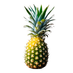 Fototapeta premium pineapple isolated on transparent background