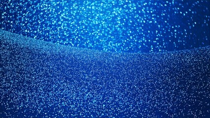 Obraz premium 魔法のようなキラキラ 宇宙風背景素材 16:9サイズ AI生成素材 ブルー