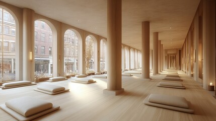 Serene Studio: A Minimalist Meditation Space