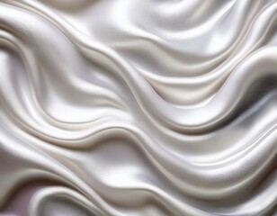 Fototapeta premium Elegant pearl white abstract background with glossy reflections