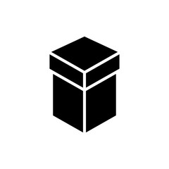 Box icon vector illustration. box sign and symbol, parcel, package