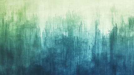 A seamless watercolor gradient transitioning from blue to green, serene and calming