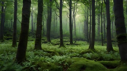 Dreamy Wild Forest