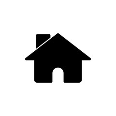 Home icon vector illustration. House sign and symbol