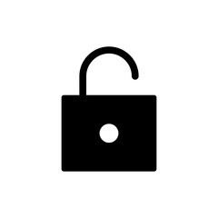 Unlock icon vector illustration. Unlock sign and symbol. unlocked padlock icon