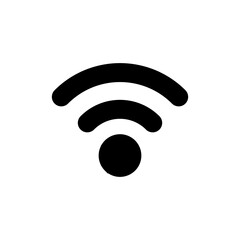 Wifi icon vector illustration. signal sign and symbol. Wireless  icon